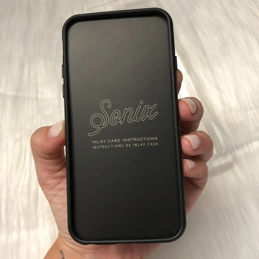 Sonix iPhone 6 Clear Black & Gold Flower Phone Case